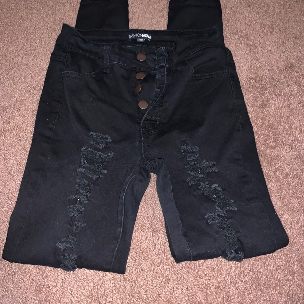 Fashion Nova Ripped Jeans